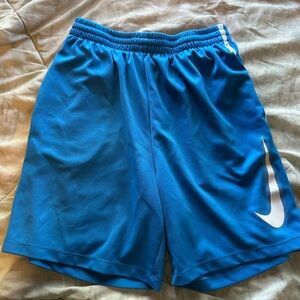 Nike Men's Vibrant Blue Sports Shorts